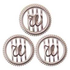 동대문단추왕 고급 금장 에보니 단추 18mm, 은버닝, 3개 홈인테리어/수예/수선 반품 최저가 4,750원