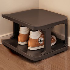 우리집업 좁은 현관 틈새 신발장 정리대, 블랙, 2단 홈인테리어/가구 반품 최저가 9,500원