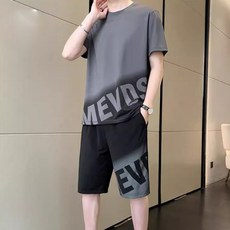 제이티엘 남성용 시그니쳐 레터링 반팔 + 반바지 세트 스포츠/레저/남성스포츠의류 반품 최저가 10,800원