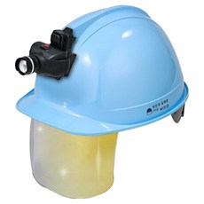 동명 고급형 일반창 골드보안경 안전모 헤드랜턴포함 스카이블루, 1세트 생활용품/산업안전용품 반품 최저가 27,130원