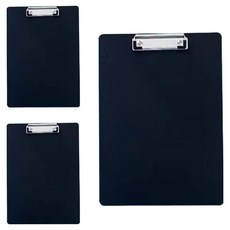 플로우코드 클립보드 패드 A4, 블랙, 3개 문구/오피스/학용품/수업준비 반품 최저가 6,020원