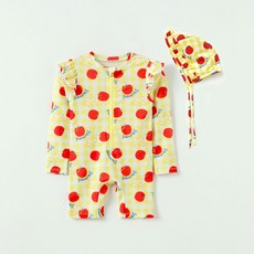 오즈키즈 여아용 쥬시애플 래쉬가드 수영복 수모 세트 출산/유아동/유아동패션 반품 최저가 20,940원