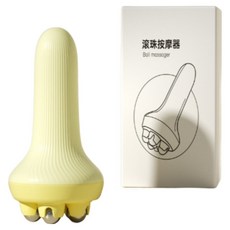 노바핏 손잡이 구슬 롤러 마사지기, 옐로우, 1개 생활용품/건강/의료용품 반품 최저가 3,920원