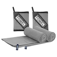 Y플러스원 초극세사 스포츠타월 40 x 100 cm, 그레이, 2개 홈인테리어/수건/타월 반품 최저가 13,400원