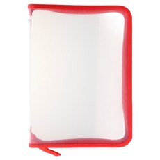 꼬까 A4 지퍼형 교과서 서류 파일케이스, 04 레드, 1개 문구/오피스/바인더/파일 반품 최저가 6,800원