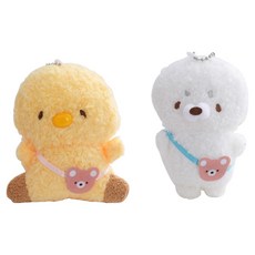 아이끌레 동물친구들 봉제인형 키링 2종 세트, 10cm, 옐로우병아리, 화이트물범, 1세트 출산/유아동/완구/교구 반품 최저가 4,480원