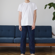소프트홀릭 남성용 체크 잠옷 바지 패션의류/잡화/속옷/잠옷 반품 최저가 14,710원