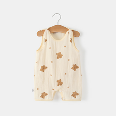 베베니즈 소프트순면 거즈 민소매롬퍼 출산/유아동/출산준비물/선물 반품 최저가 7,780원