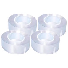 클리어픽 초강력 클리어겔 실리콘 양면 테이프 30mm x 5m, 투명, 4개 생활용품/생활잡화 반품 최저가 5,240원