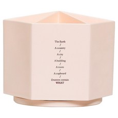 보스툴 육각 회전형 심플한 연필꽂이, 핑크, 1개 문구/오피스/사무용품 전문관 반품 최저가 4,540원