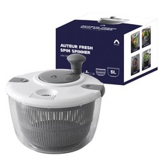 오퇴르 프레쉬스핀 대용량 야채탈수기 5L, 그레이, 1개 주방용품/주방조리도구 반품 최저가 10,780원