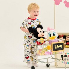 밀크마일로로 디즈니 아동용 베이비 미키와 친구들 7부 실내 상하복 세트 출산/유아동/유아동패션 반품 최저가 12,770원