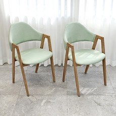 비에프컴퍼니 비올렛 수인 패브릭 스타일 의자, 25년형 민트, 2개 홈인테리어/의자/소파 반품 최저가 66,370원