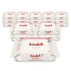 킨도 프리미엄 엠보 아기물티슈 레드 휴대용 55평량, 55g, 20매, 20개 생활용품/화장지/물티슈 반품 최저가 13,050원