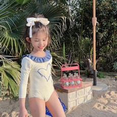 하라로이 여아용 진주하트 레이스 원피스수영복 출산/유아동/유아동패션 반품 최저가 17,940원