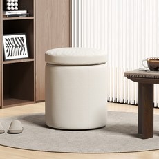 소하임 베이직 수납 스툴, 베이지, 1개 홈인테리어/가구 반품 최저가 16,560원