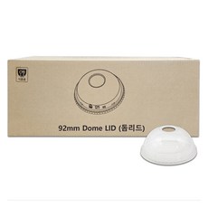 케이스코 투명 PET 컵뚜껑 92mm, 1개, 1000개입, 돔형 주방용품/일회용품/종이컵 반품 최저가 28,000원
