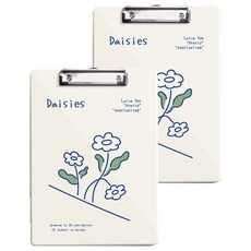 귀여운 디자인 싱글 클립 보드패드 A4, 디자인2, 2개 문구/오피스/바인더/파일 반품 최저가 10,060원