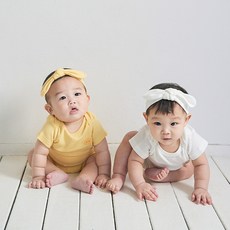 베이비앤아이 유아용 골지 모달 리본 헤어밴드 2종 세트 패션의류/잡화/유아동패션 반품 최저가 11,320원