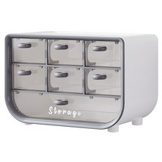 코코로이 다기능 7분할 수납함, 그레이, 3단 문구/오피스/사무용품 전문관 반품 최저가 6,150원