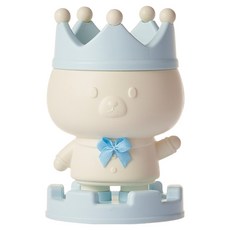 머니풀 왕관 귀여운 캐릭터 연필꽂이, Blue crown, 1개 문구/오피스/사무용품 전문관 반품 최저가 5,560원