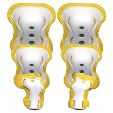 랜드웨이 아동용 모션 보호대 무릎 2p + 팔꿈치 2p + 손목 2p 세트, 옐로우, 1세트 스포츠/레저/킥보드/스케이트 반품 최저가 15,090원