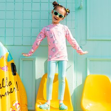 라라아망 여아용 버니 래쉬가드 세트 출산/유아동/유아동패션 반품 최저가 16,940원