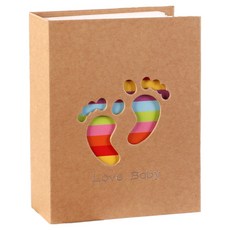 오피스코어 아기 초음파 포토앨범 임신선물 18 x 23 cm, 발바닥, 100매 문구/오피스/앨범 반품 최저가 6,930원