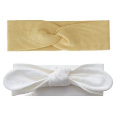베이비앤아이 골지 꼬임밴드 + 리본 헤어밴드 세트 패션의류/잡화/유아동패션 반품 최저가 13,400원