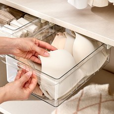 씨엠케이 옷장 틈새 속옷 양말 다용도 무타공 정리함 1칸, 투명화이트, 1개 생활용품/바구니/칸막이 반품 최저가 9,640원