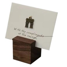 난리시스터즈 고급 우드 거치대 명함꽂이 3cm 정사각형 1mm 슬롯, 1개, 1단 문구/오피스/사무용품 전문관 반품 최저가 4,980원