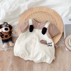 스타도어 유아용 통기성 큐트 퍼피 멜빵 반팔 롬퍼 출산/유아동/출산준비물/선물 반품 최저가 15,700원