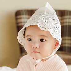 채니봉봉 풀잎 코튼 아기보넷 패션의류/잡화/유아동패션 반품 최저가 3,980원