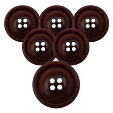 동대문단추왕 리얼 너트 단추 씨유 20mm, 밤, 6개 홈인테리어/수예/수선 반품 최저가 3,900원