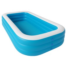 젤루뚝 실내 야외 사각 물놀이 풀장, 블루, 1개 완구/취미/물놀이/계절완구 반품 최저가 9,340원