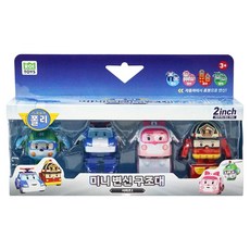 로이토이즈 미니 변신 구조대 시리즈 1 폴리 + 엠버 + 로이 + 헬리 로봇 세트, 혼합색상, 1세트 완구/취미/로봇/작동완구 반품 최저가 17,510원