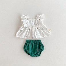 스타도어 여아용 프릴 플라워 민소매 상하복 세트 출산/유아동/유아동패션 반품 최저가 12,670원