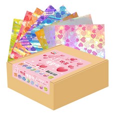영아트 새콤하트색종이, 8색, 240개 문구/오피스/미술/화방용품 반품 최저가 19,020원