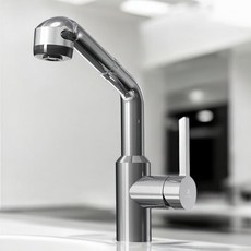 siiwon 고급형 원홀 풀 아웃 주방 싱크대 수전, 1개 주방용품/주방잡화 반품 최저가 70,180원