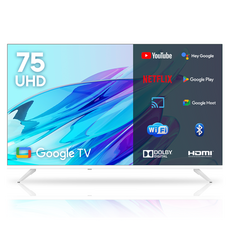 이노스 4K UHD LED 구글 3.0 화이트에디션 스마트 TV, 189cm, 75UHD Google, 무타공 벽걸이형(추가비용발생), 방문설치 가전디지털/TV/영상가전 반품 최저가 577,760원