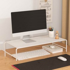 썸즈마인 철제 모니터 받침대 1단, 화이트 문구/오피스/사무용품 전문관 반품 최저가 17,810원