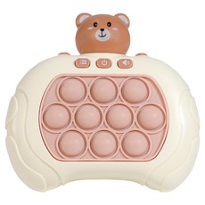 스투피드 비에이비오 KC인증 곰돌이 푸쉬팝 게임기 장난감, 혼합색상, 1개 완구/취미/보드게임 반품 최저가 5,020원