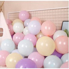 뷰라뷰 마카롱 풍선 200p, 혼합색상, 1세트 문구/오피스/파티/이벤트 반품 최저가 5,330원