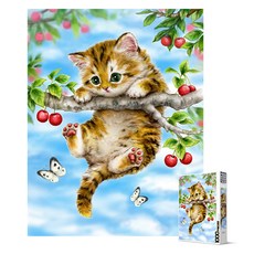 데롱데롱 아기 고양이 직소 퍼즐, 1000피스, 혼합색상, 1개 완구/취미/퍼즐/큐브/피젯토이 반품 최저가 15,840원