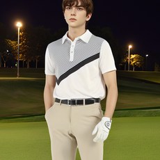 남성용 고탄력 스판 반팔 카라넥 골프 티셔츠 NTN102 스포츠/레저/남성스포츠의류 반품 최저가 11,550원