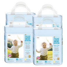 네이쳐러브메레 슈퍼슬림 핏 팬티형 기저귀 남여공용 4단계, 대형(L), 72매 생활용품/일회용기저귀 반품 최저가 27,140원