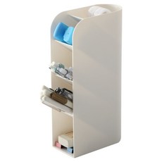 구디파이 다용도 데스크테리어 필기도구정리 5칸 연필꽂이, 화이트, 1개 문구/오피스/사무용품 전문관 반품 최저가 4,860원