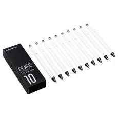 카코 소프트 터치 캔디 젤펜 0.5mm 10p, 블랙, 1세트 문구/오피스/필기류 반품 최저가 17,560원