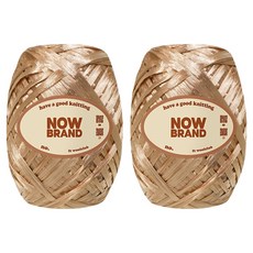 울클럽 NOWBRAND 고급 라피아 실 40g, 10번 유광, 2개 홈인테리어/수예/수선 반품 최저가 14,020원