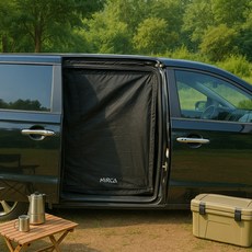 미르카 슬라이드 도어 캠핑도어 차박 2열 매쉬문 카니발, 블랙 자동차용품/인테리어 반품 최저가 30,150원